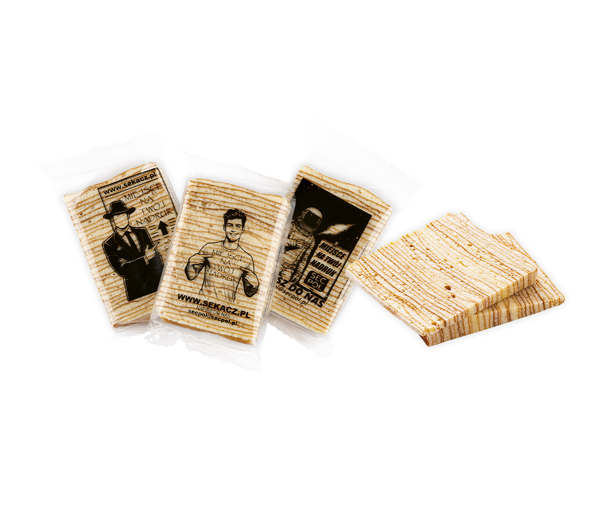 Königlicher Schichtkuchen 35 g MIT INDIVIDUELLEM AUFDRUCK