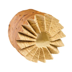 Sękacz Królewski 3 kg bez opakowania – 1 duży fragment sękacza w kształcie walca skrojony na kształt korony – prezentacja produktu 2_2