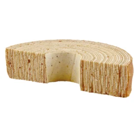 Sękacz Królewski 300 g bez opakowania – 1 większy fragment sękacza w kształcie "półksiężyca" – prezentacja produktu